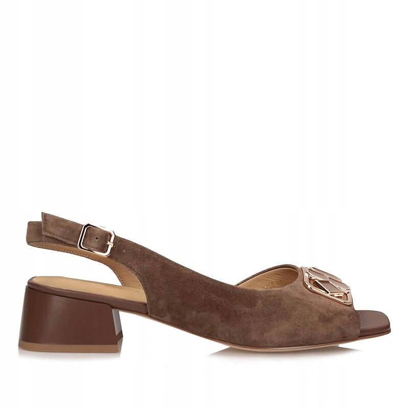 Dámské sandály S.Barski CR61-3127 Brown hnědé semišové