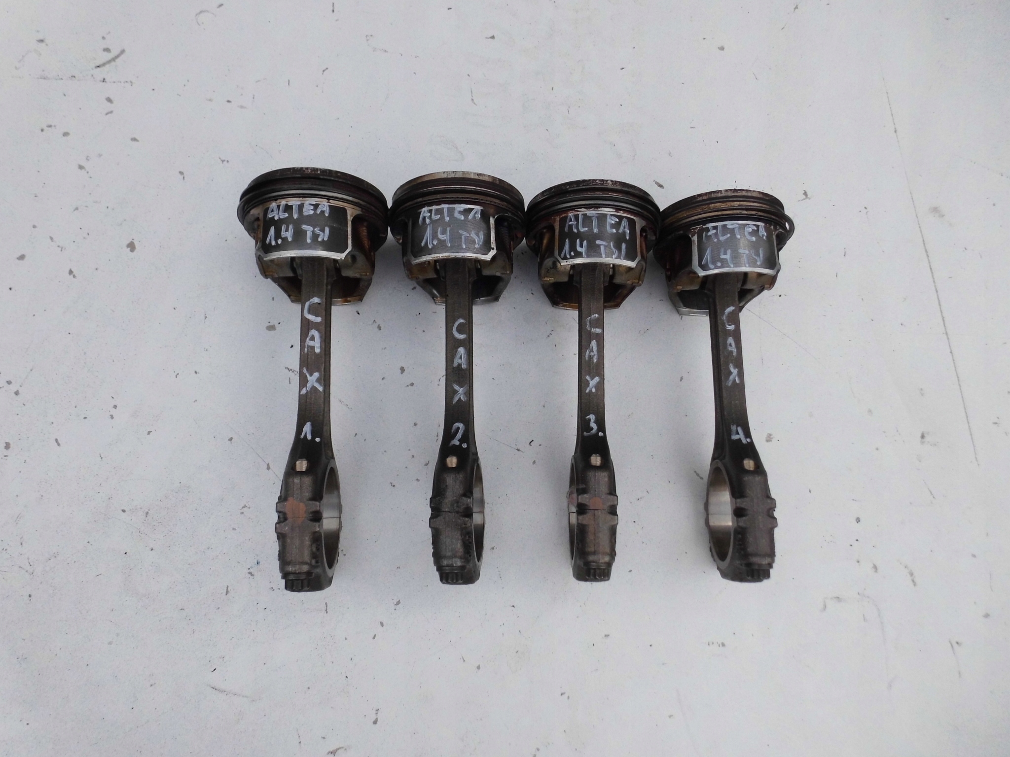 1.4tsi - Поршень шатун GOLF VI A3 8P EOS LEON II 1.4 TSI CAX