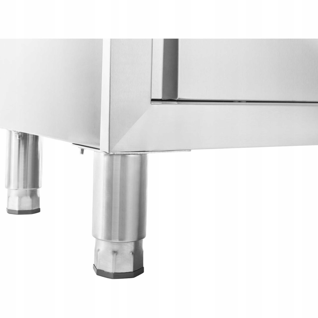 Szafa gastronomiczna magazynowa ze stali nierdzewnej drzwi suwane 180x118x5 Wysokość produktu 180.5 cm