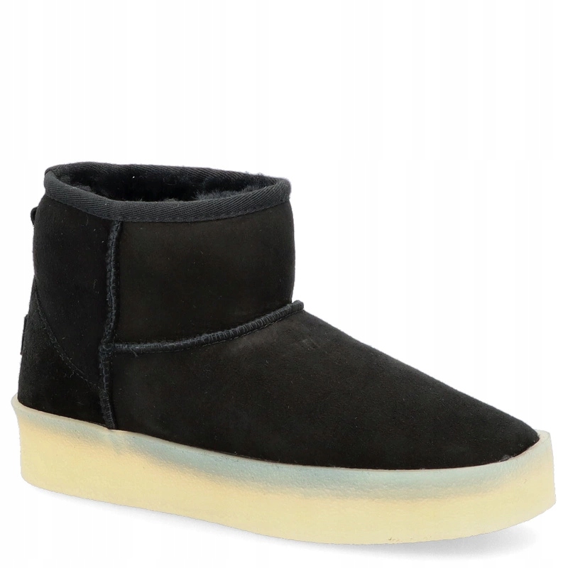 Dámské kožené sněhule Ravini 23 260 Černé 39