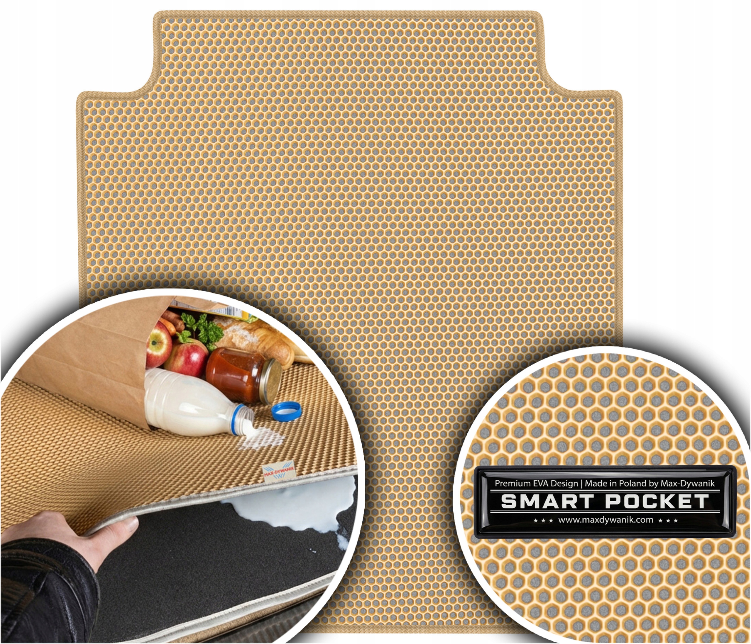 Land Cruiser J95 Long 1997-2003 Vložka do batožinového priestoru Eva Smart Pocket Béžová