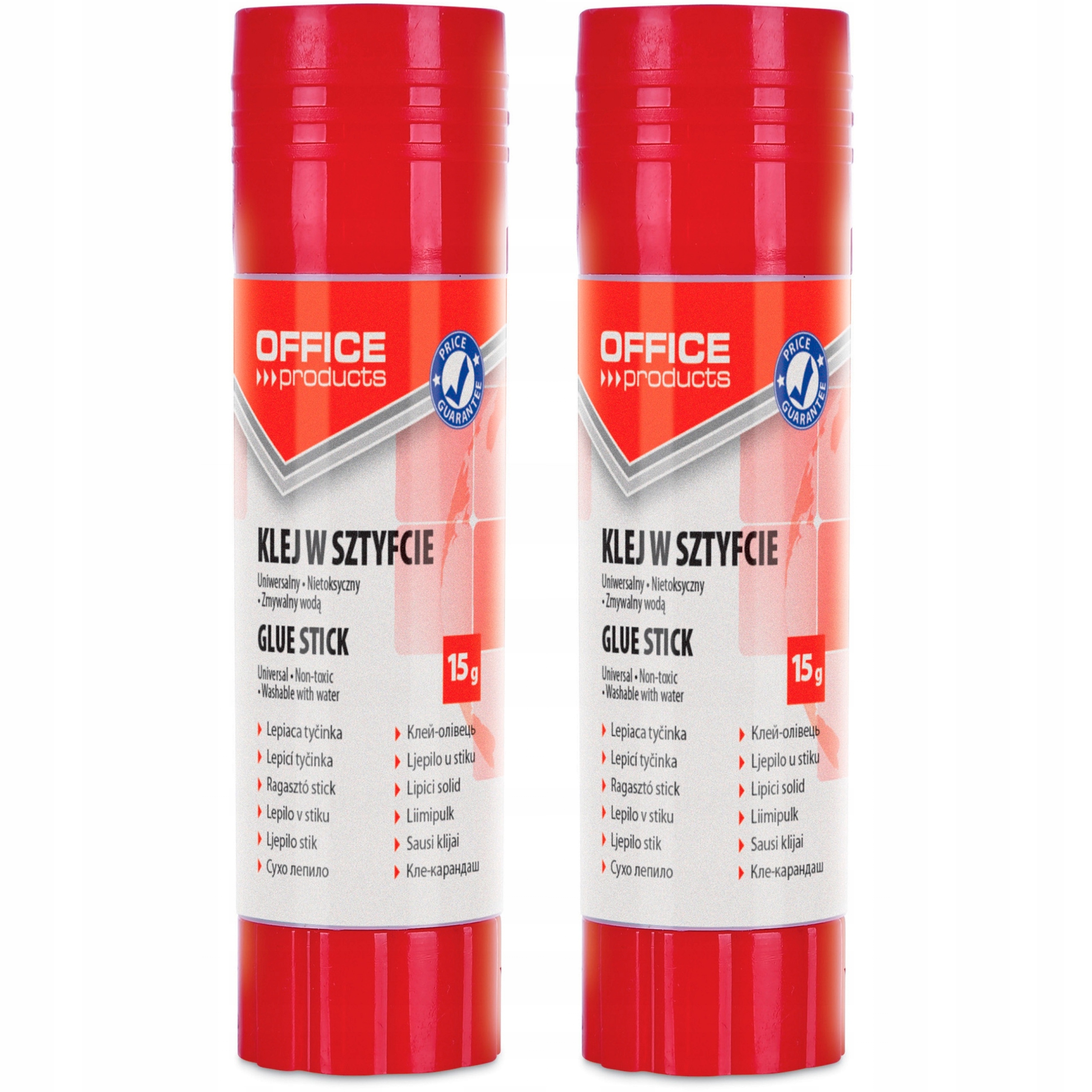 

Klej w sztyfcie Office Products biurowy 15g 2szt