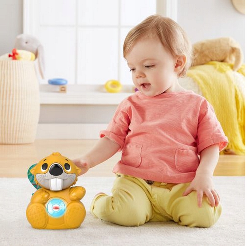 FISHER PRICE LINKIMALS INTERAKTYWNY BÓBR GXD82 Bohater brak