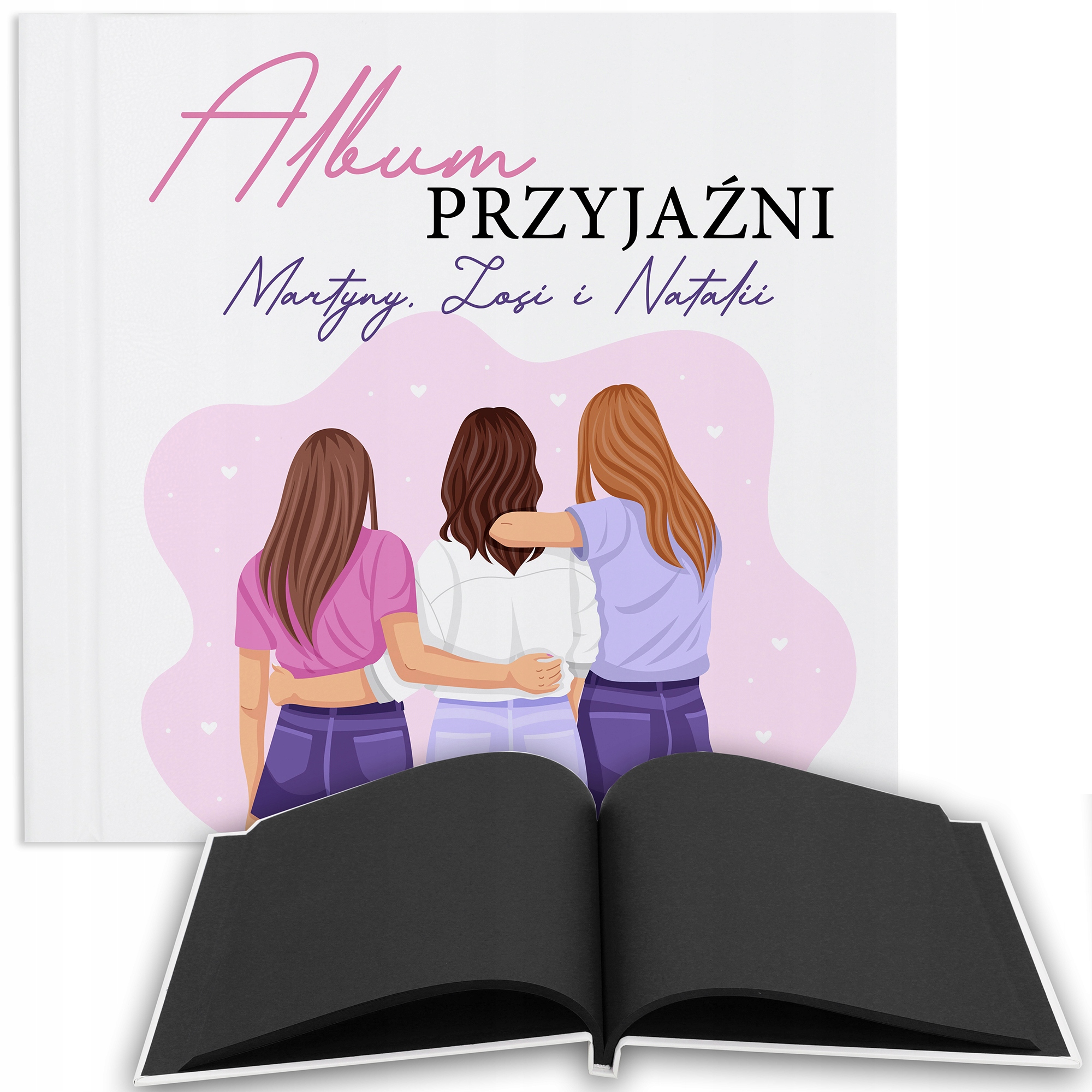Album na Dárek pro kamarádky Černé stránky Wz