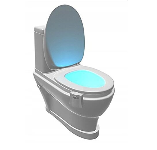 LAMPKA LED PODŚWIETLENIE TOALETY WC CZUJNIK RUCHU PROGRAMOWANE KOLORY Typ czujnik