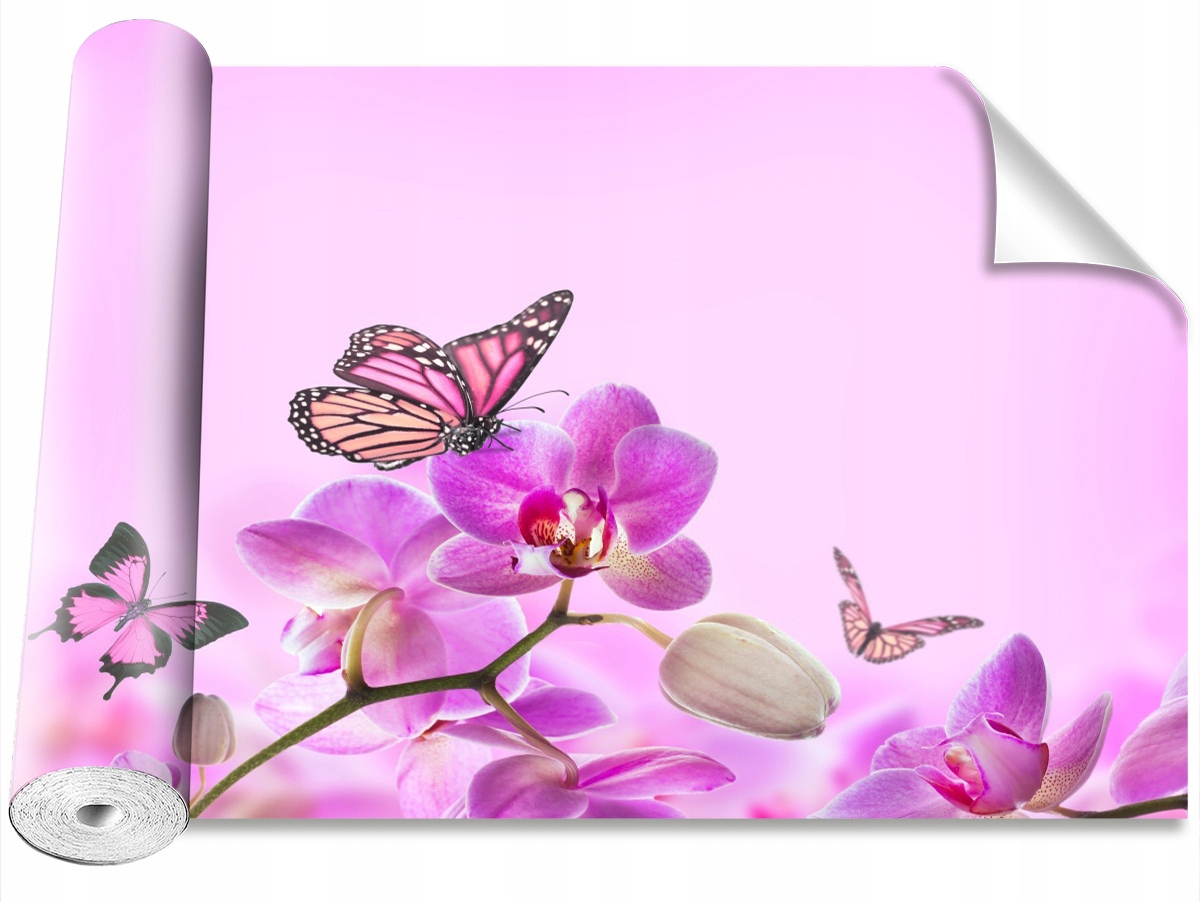 

Tapeta Samoprzylepna Orchidea Motyl 104x70