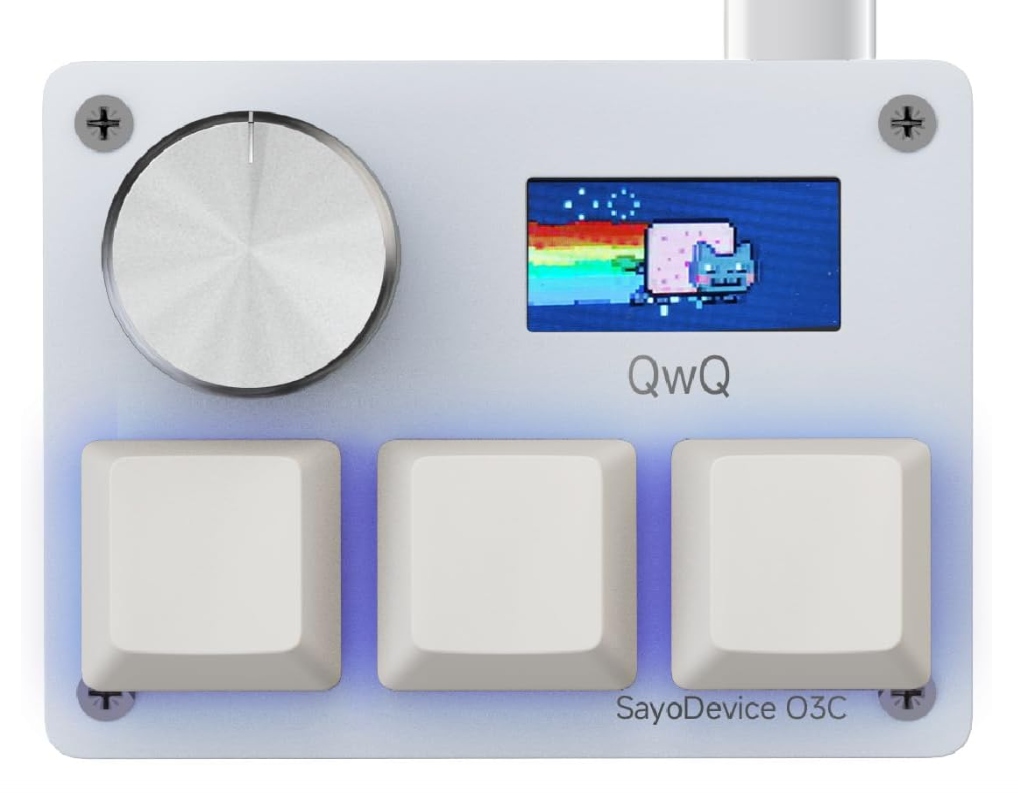 Originální klávesnice pro hráče SayoDevice Osu O3C Bílá