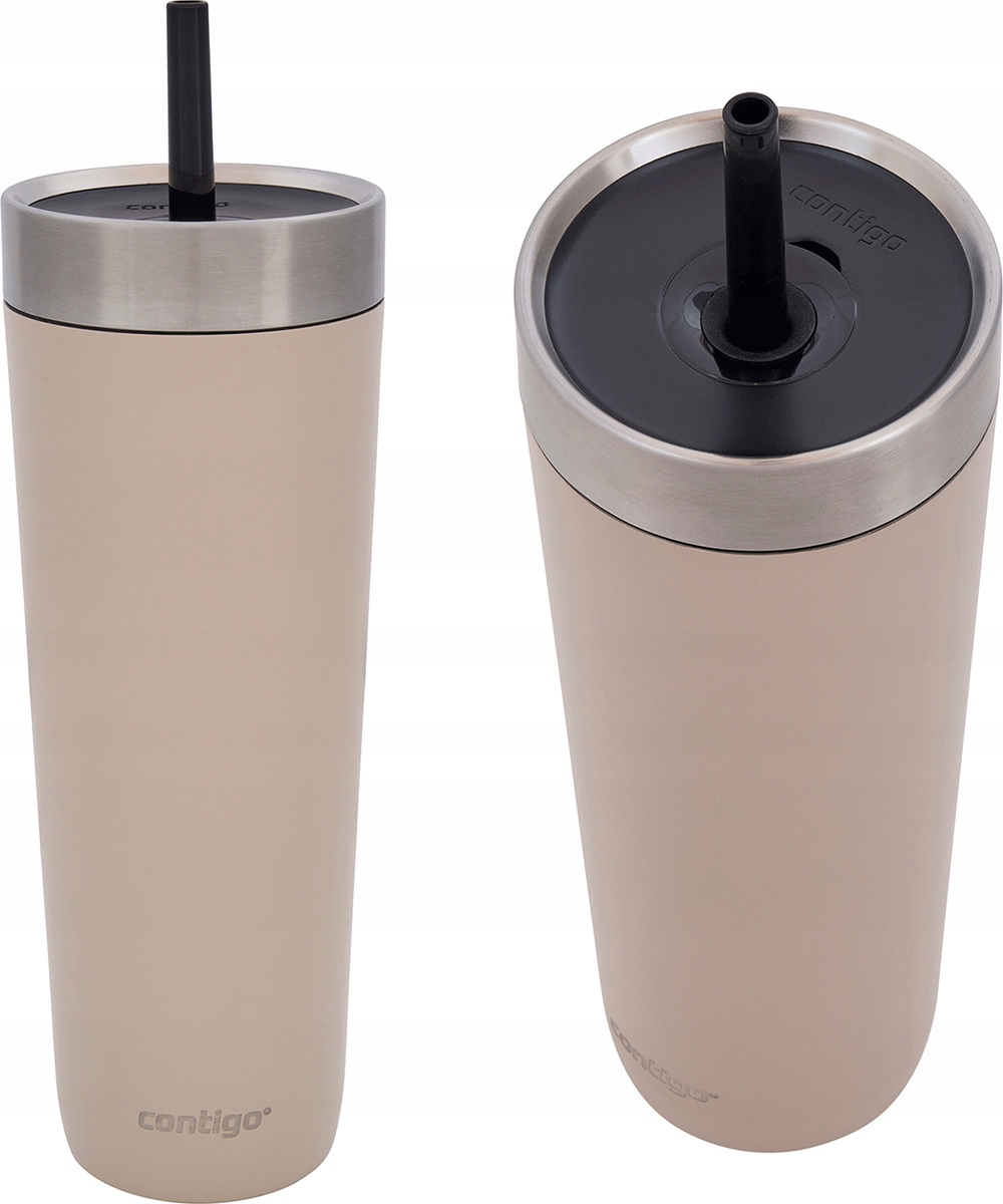 Termohrnek s brčkem Contigo Luxe Tumbler 720 ml Brown Sugar