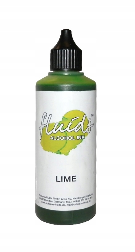 Octopus Fluids Alkoholový inkoust na malování pryskyřice zelený 100 ml