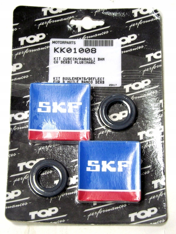 Łożyska wału +uszczelniacze Derbi Gpr 50 Drd Senda X-race Gilera Rcr Smt