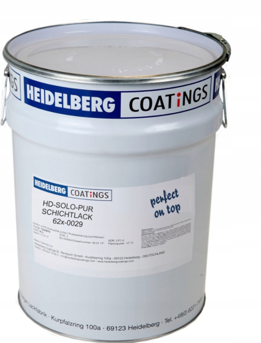 heidelberg bezfarebný polomatný polyuretánový lak 5