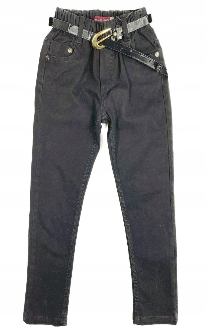 

Spodnie cotton Donna w gumkę r 146 cm Black