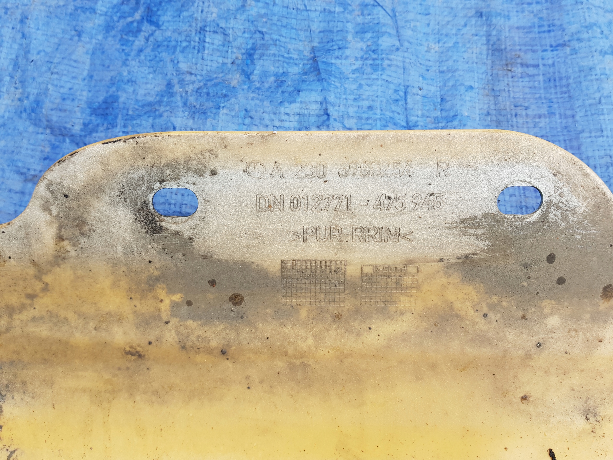 moulding threshold right MERCEDES SL R230 W230 C744