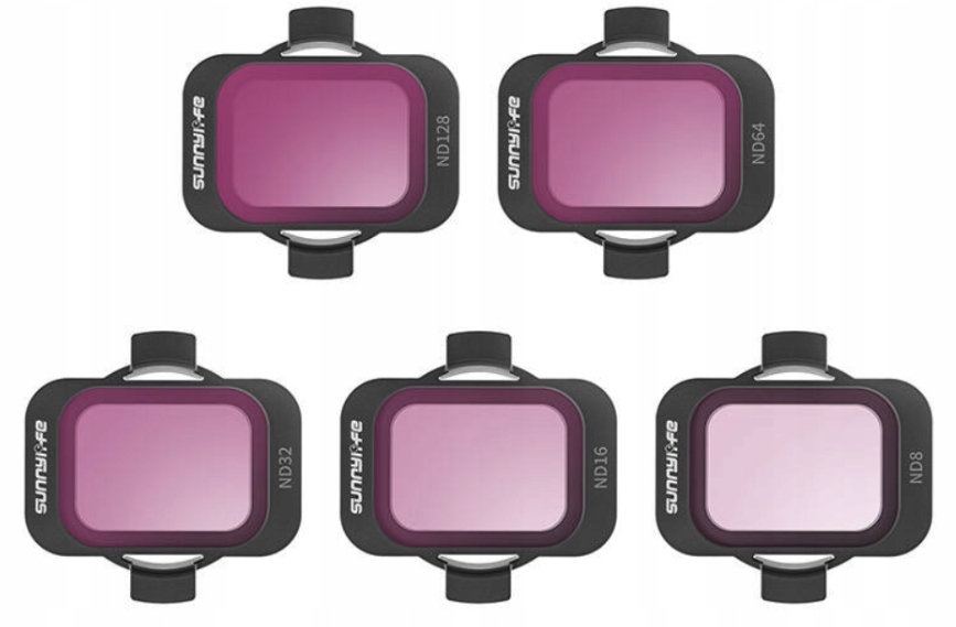 Sada 5 šedých filtrů Sunnylife Nd 8/16/32/64/128 pro Dji Avata 2