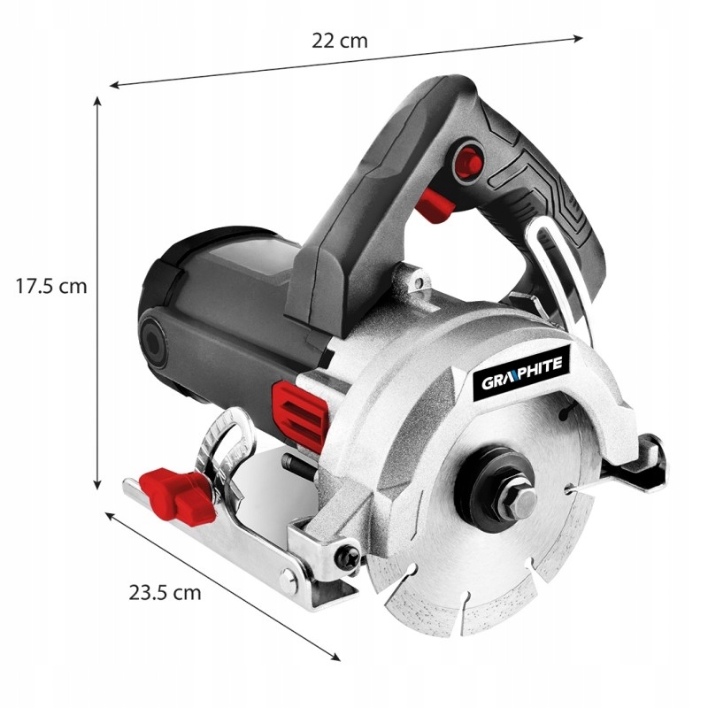 GRAPHITE PRZECINARKA DO GRESU I KAMIENIA 1400W Marka Graphite