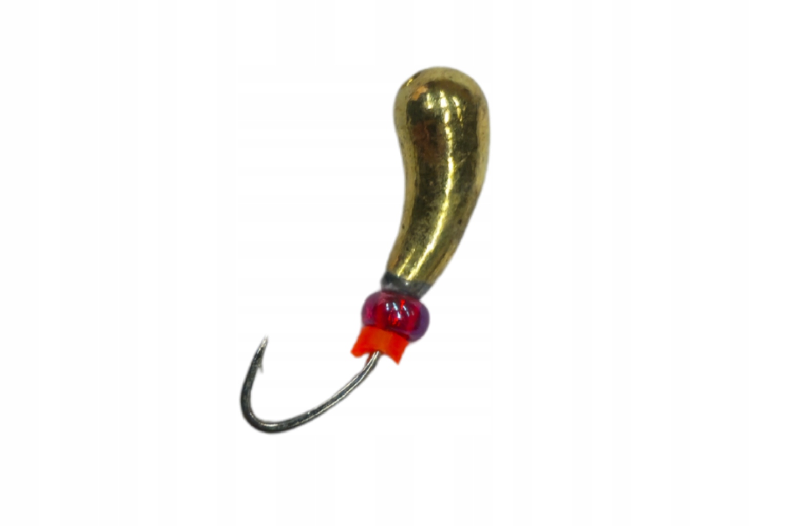 Mormyszka Wolframowa Typ Banan Kolor Złoty – 0,6 g, 1,2 cm – B10