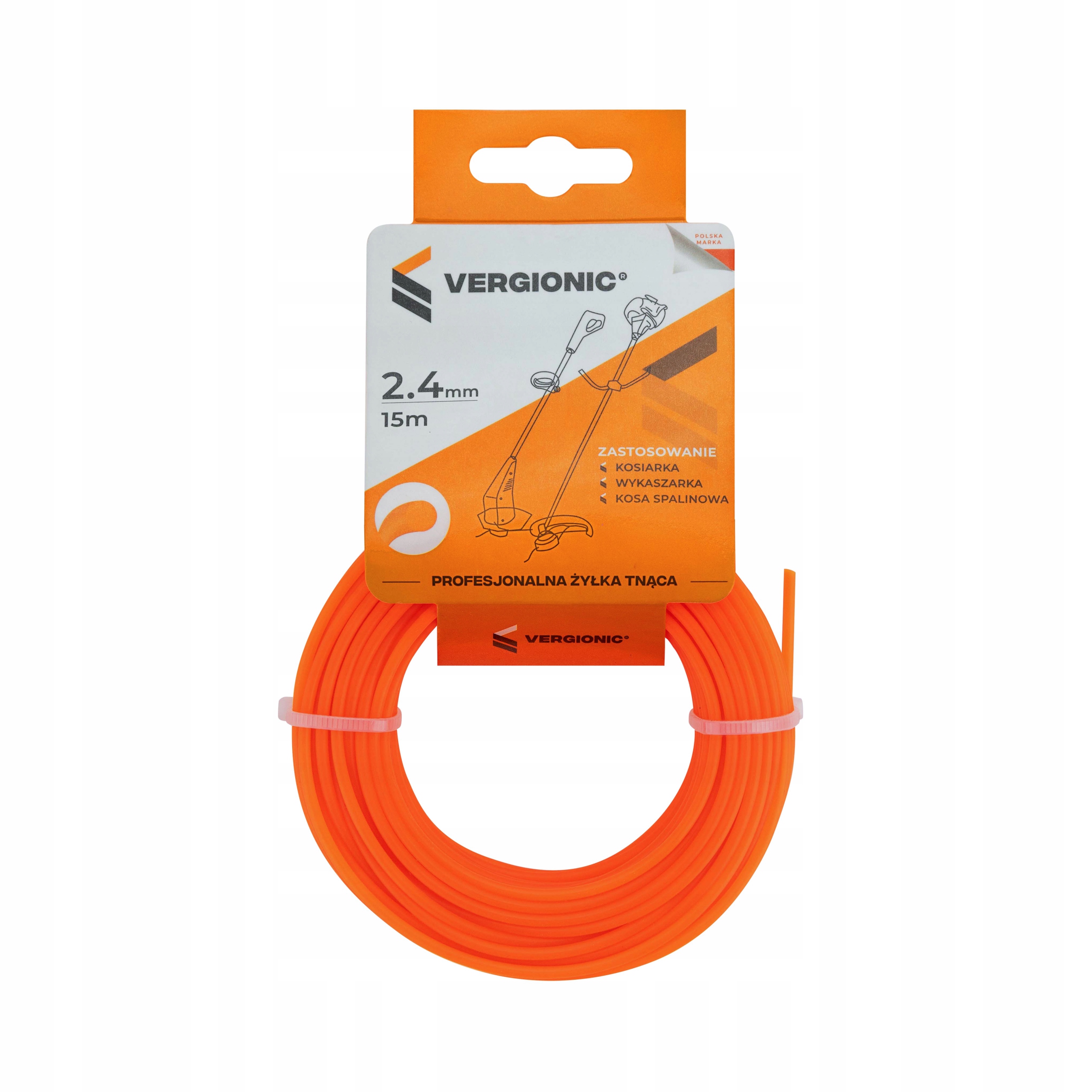 

Żyłka Tnąca 2,4mm x 15m Okrągła Do Wykaszarki Kosy