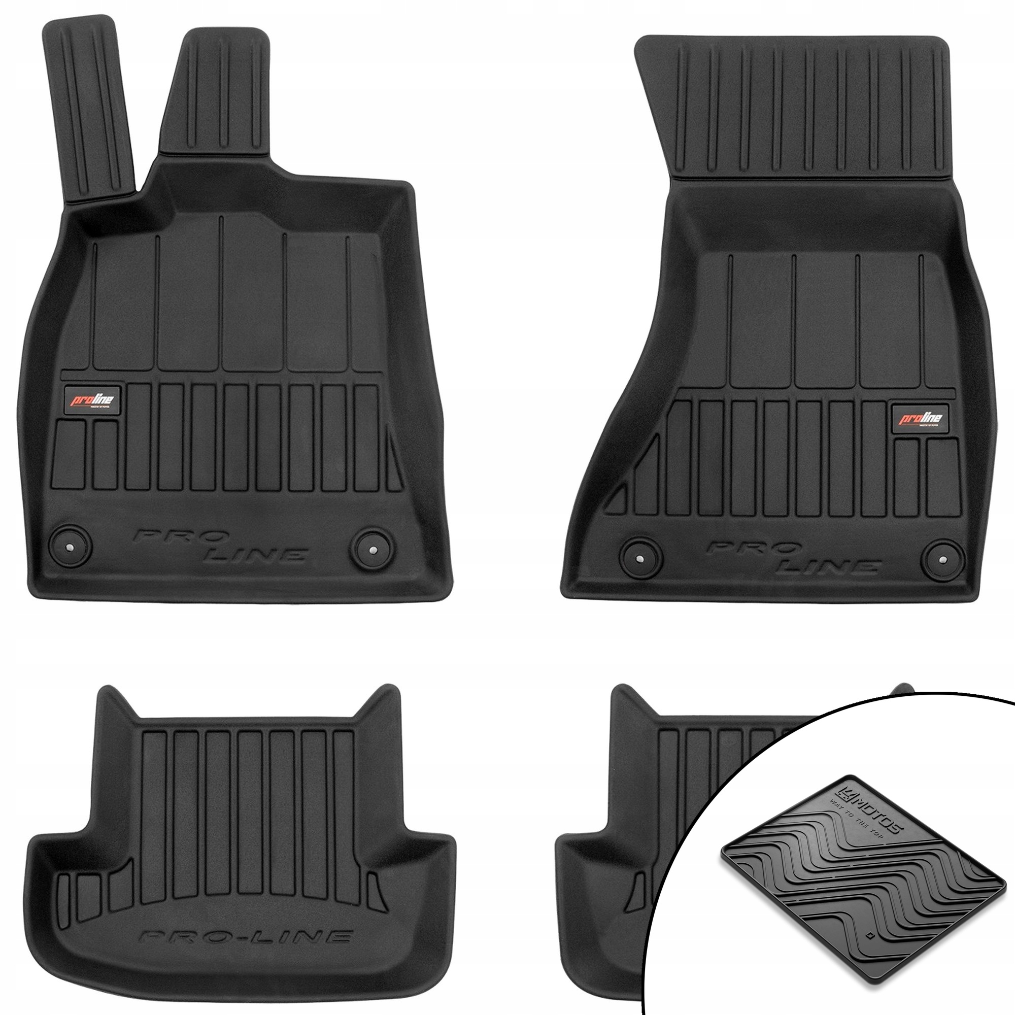 3D gumové koberce Audi A5 8T 2007-2016 rohož bonus