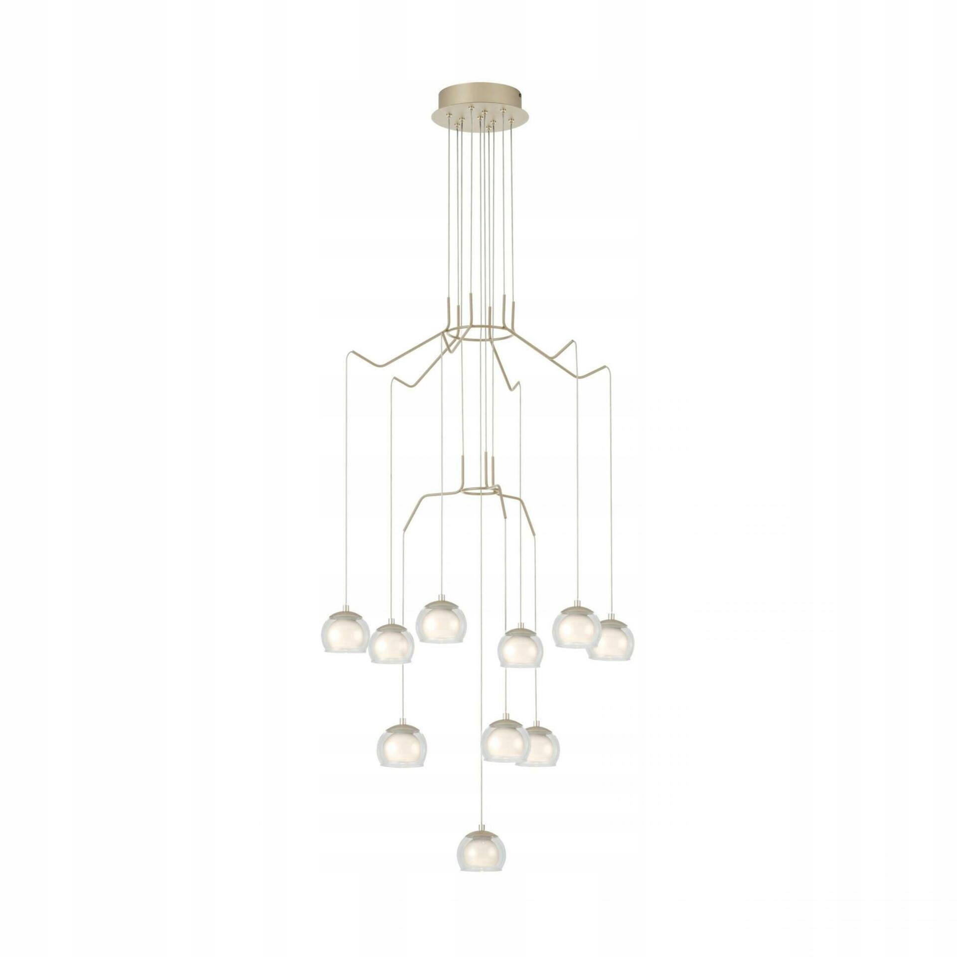 Závesné svietidlo Eglo Rovigana Led 33W šampanská 3400lm stmievateľné