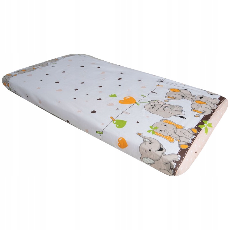 

Prześcieradło z gumką do łóżeczka 60x120 bawełna