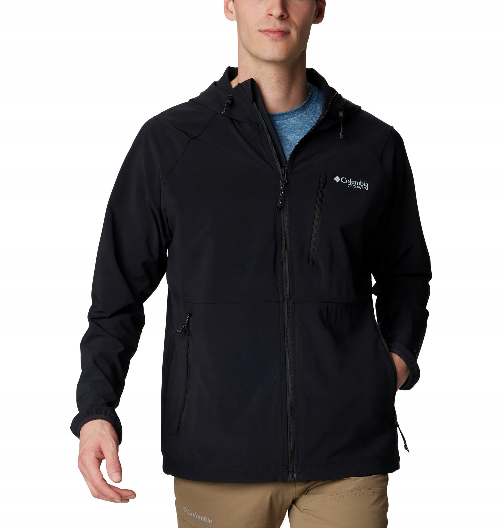 Kurtka softshell męska Columbia Triple Canyon Hooded black