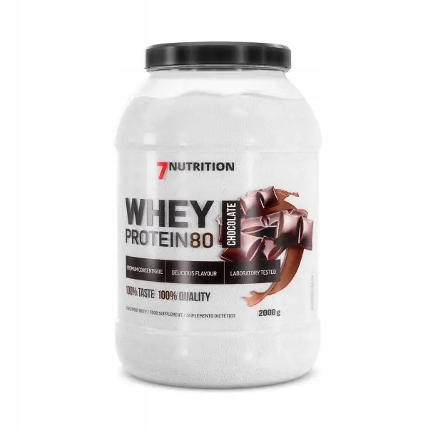 7 Nutrition Whey Protein 80 2000 g Lahodný Wpc Protein V Prášku Na Hmotu