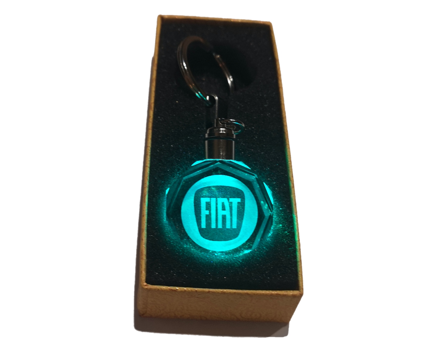 

Brelok 3D Led Szkło Kolorowy Dla Fiat Kryształ