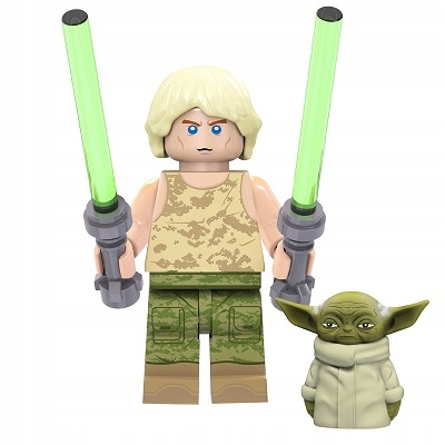 

Klocki Sw figurka Jedi Luke Master Yoda