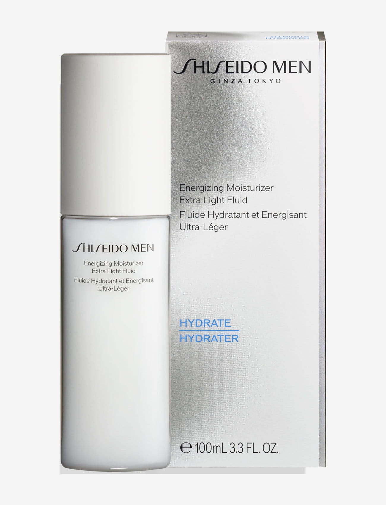 Shiseido Men Energizing Moisturizer Light Fluid hydratační krém 100 ml