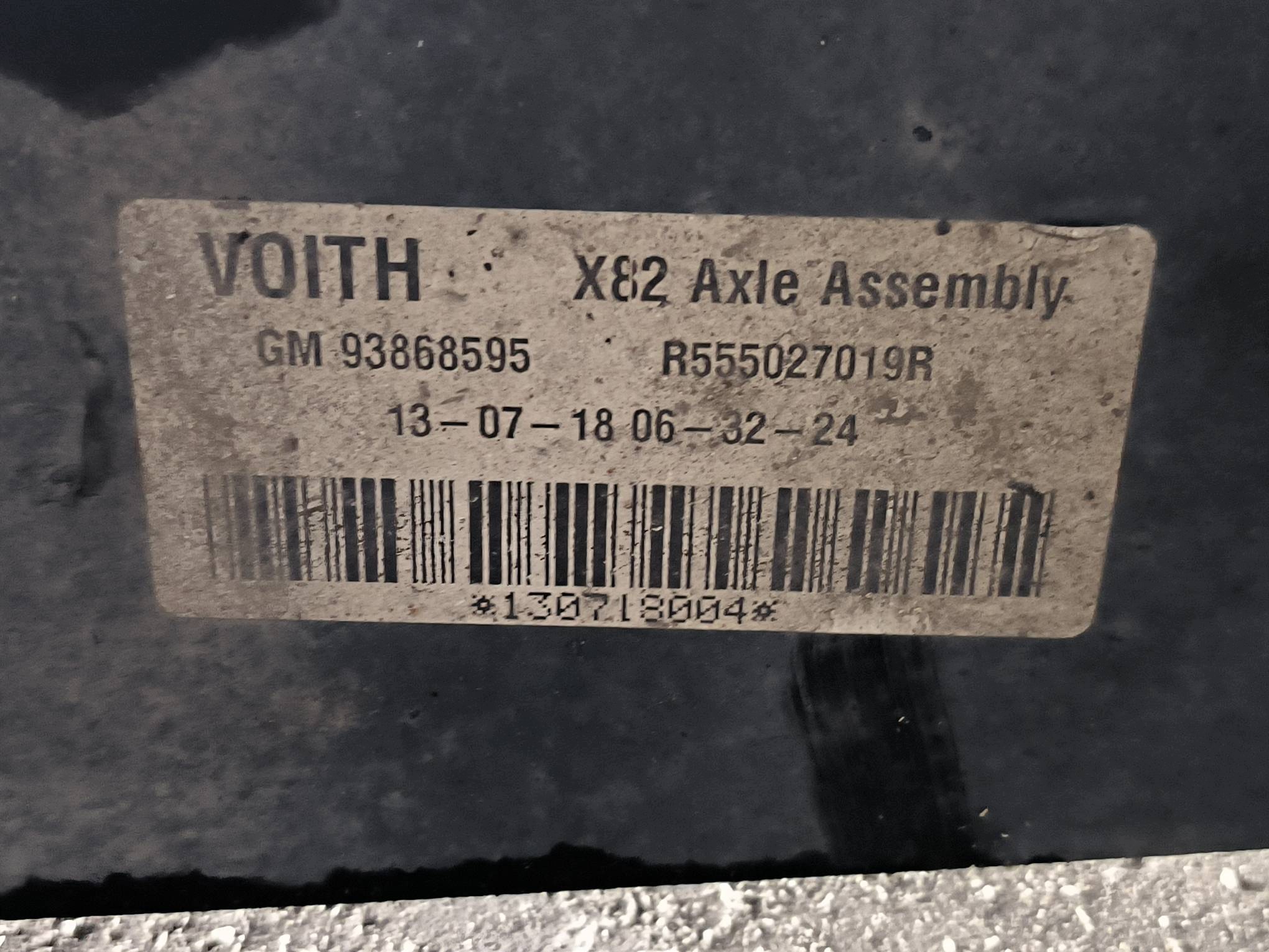 träger / Achsträger heck 555027019R OPEL VIVARO B