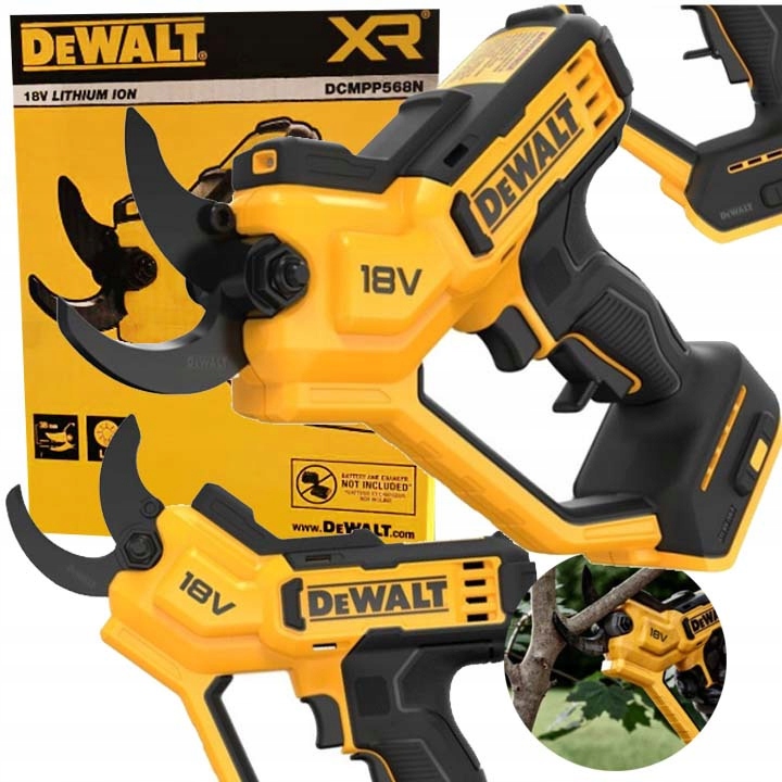 Dewalt Sekator Nożyce Ogrodowe 38mm Do Galęzi Krzewów Akumulatorowy 18V