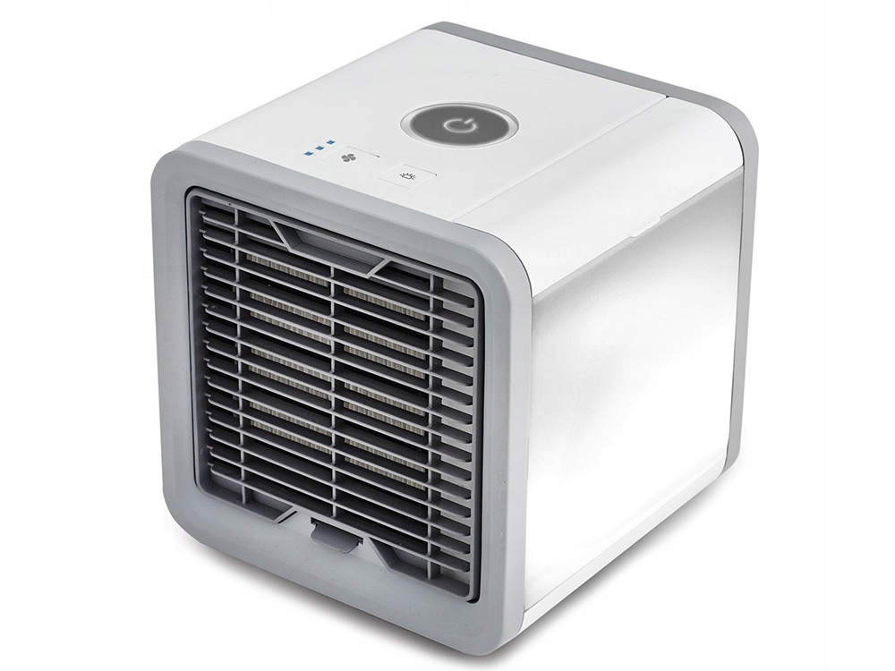 WENTYLATOR NA WODĘ PRZENOŚNY BIURKOWY STOŁOWY NAWILŻACZ MINI USB LED RGB Kod producenta 15588