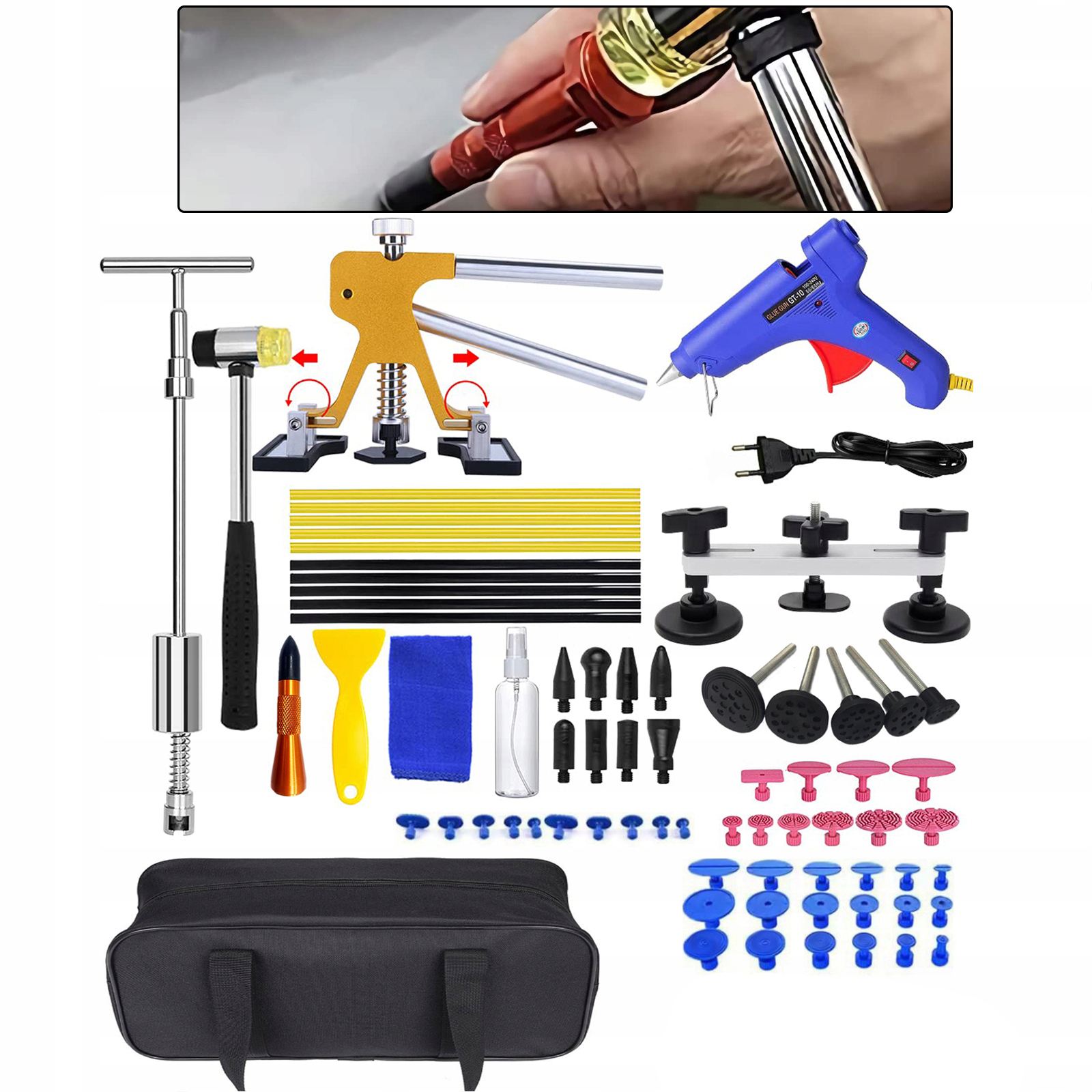 Pdr Tools Sada nástrojů pro opravu promáčklin bez použití laku, 71 ks