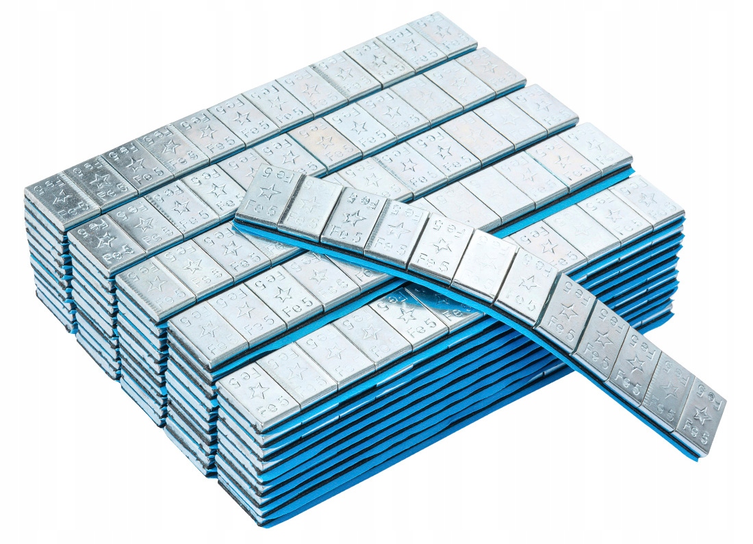 Ciezarki Ocynkowane Klejone Edgy 400 paskow 5g Marka Fivestars