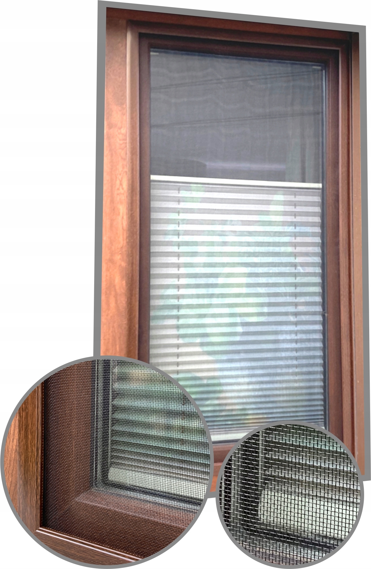 MOSKITIERA RAMKOWA ALUMINIOWA SIATKA 130 X 220 CM