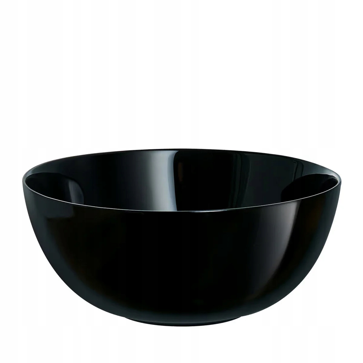 Komplet talerzy DIWALI czarny zestaw 19el SERWIS OBIADOWY 6 osób LUMINARC Kształt Okrągły