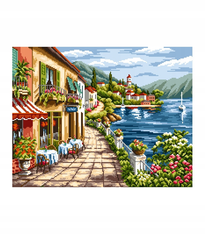 Sada Ariadna kanva mulina vyšívací jehla 30x40 8028