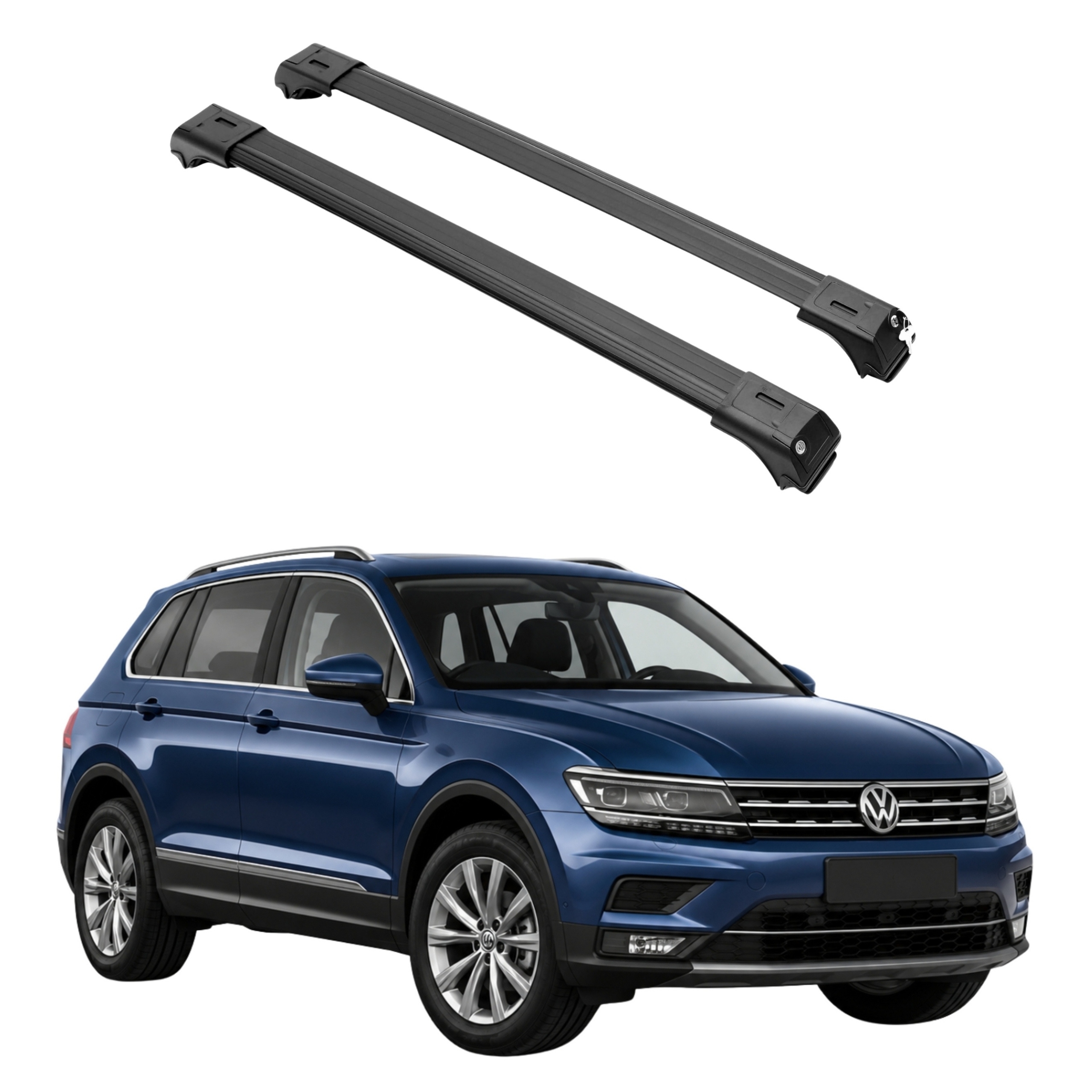 Střešní nosič Erkul Skybar V1 pro relingy Volkswagen Tiguan 2016-2024