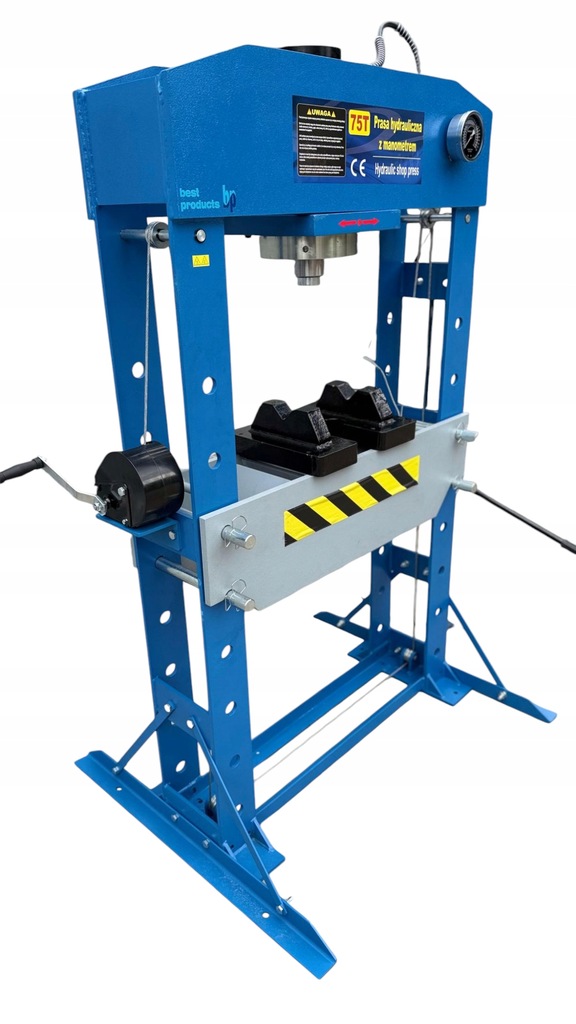 Hydraulicko-pneumatický Dílenský Lis PH751 Svařovaný 75 T