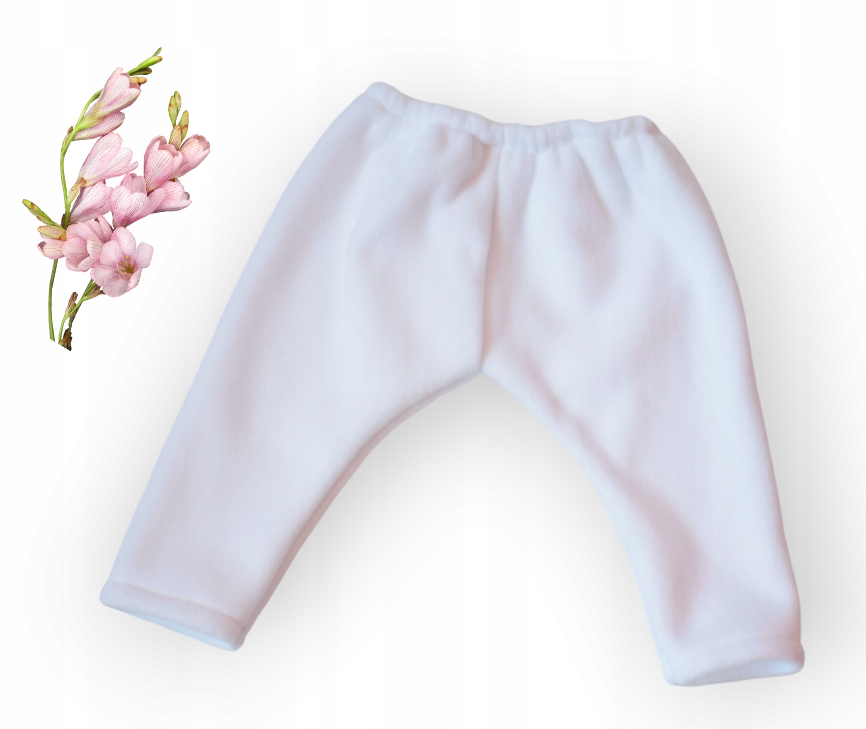 LEGINSY POLAROWE OCIEPLACZE CIEPŁE BIAŁE 74 / 80