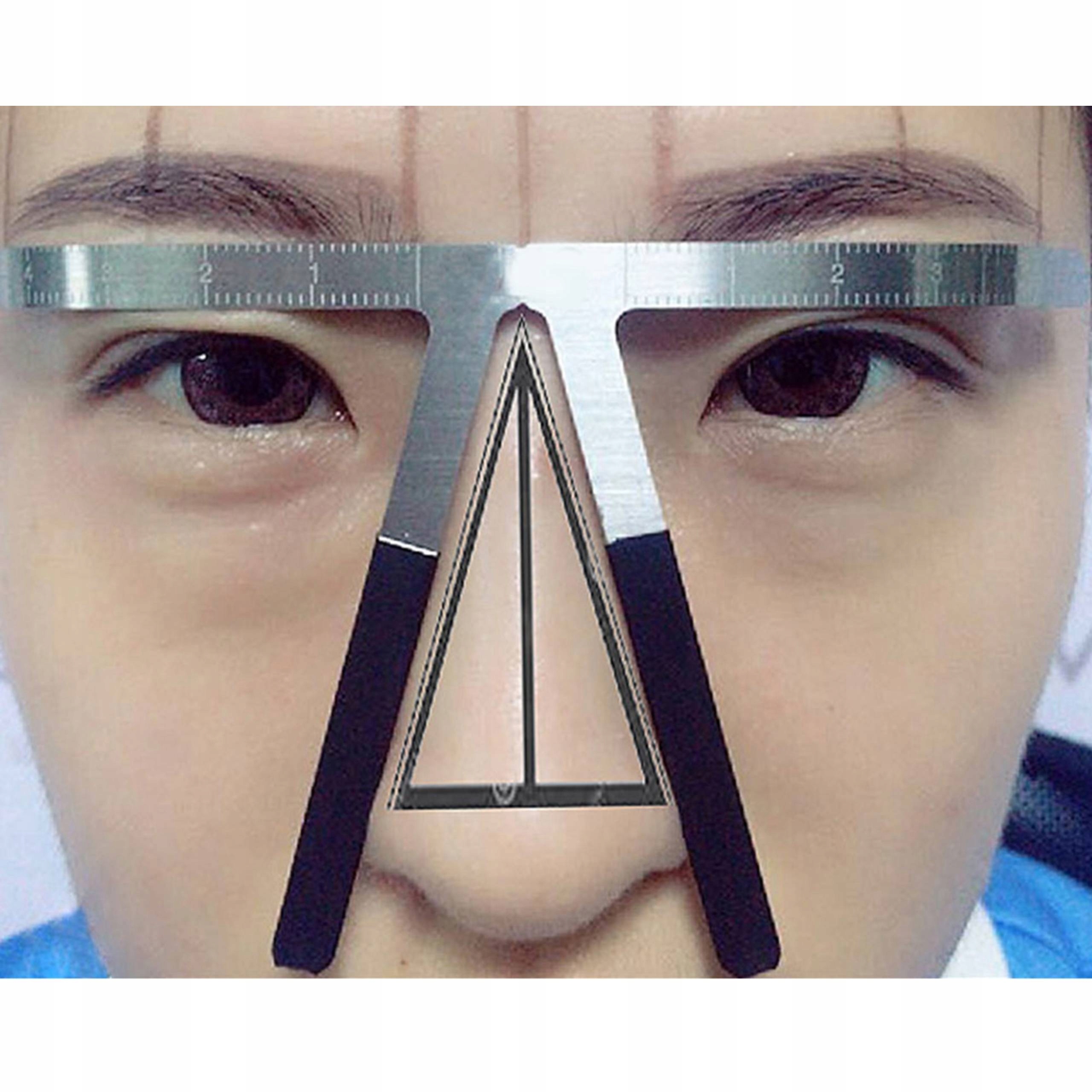 LINIJKA DO BRWI TATUAŻ NA BRWI ZE STALI Marka Inna