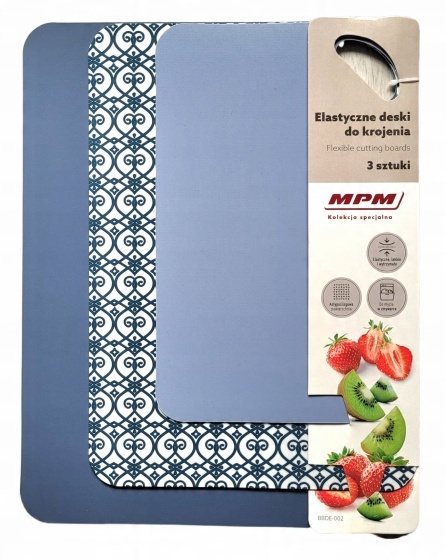 

Mpm Elastyczne deski do krojenia 3szt. solidne