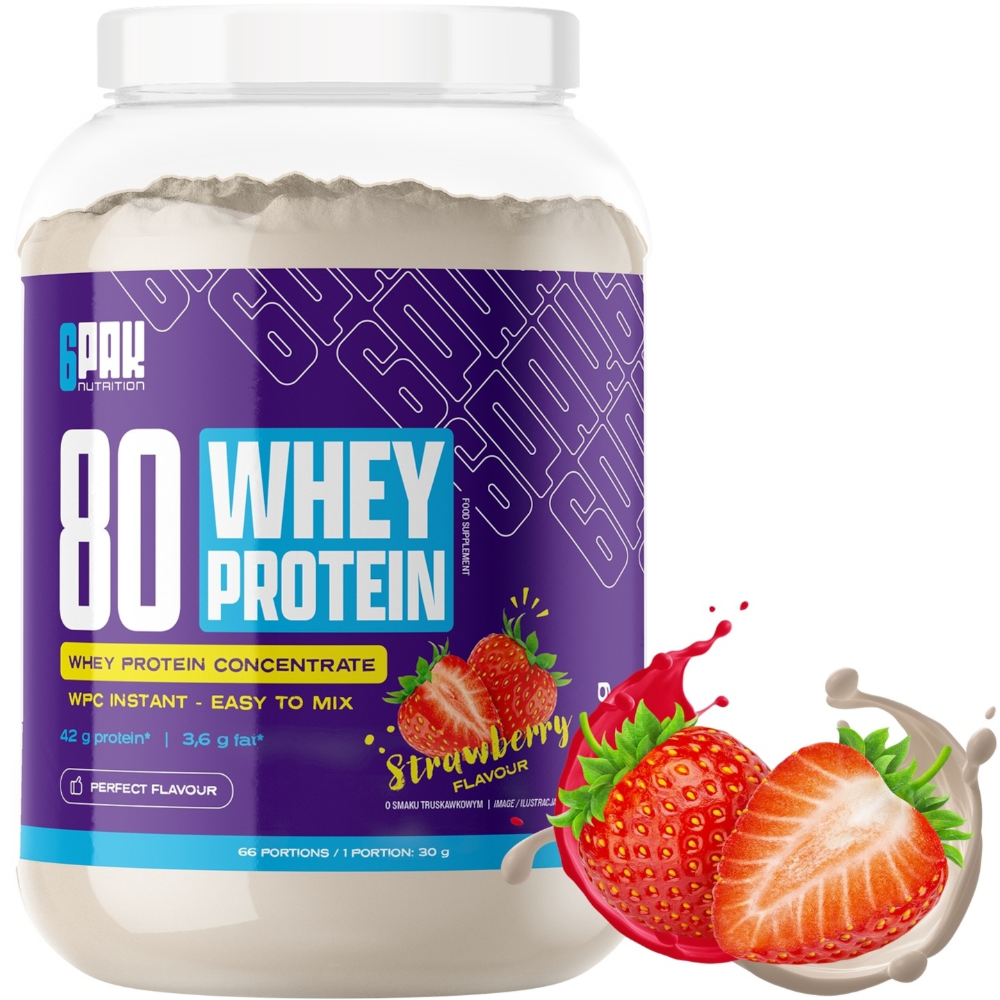 Protein XXL Velký Syrovátkový Protein Bcaa 2KG Syrovátkový protein Wpc 100%