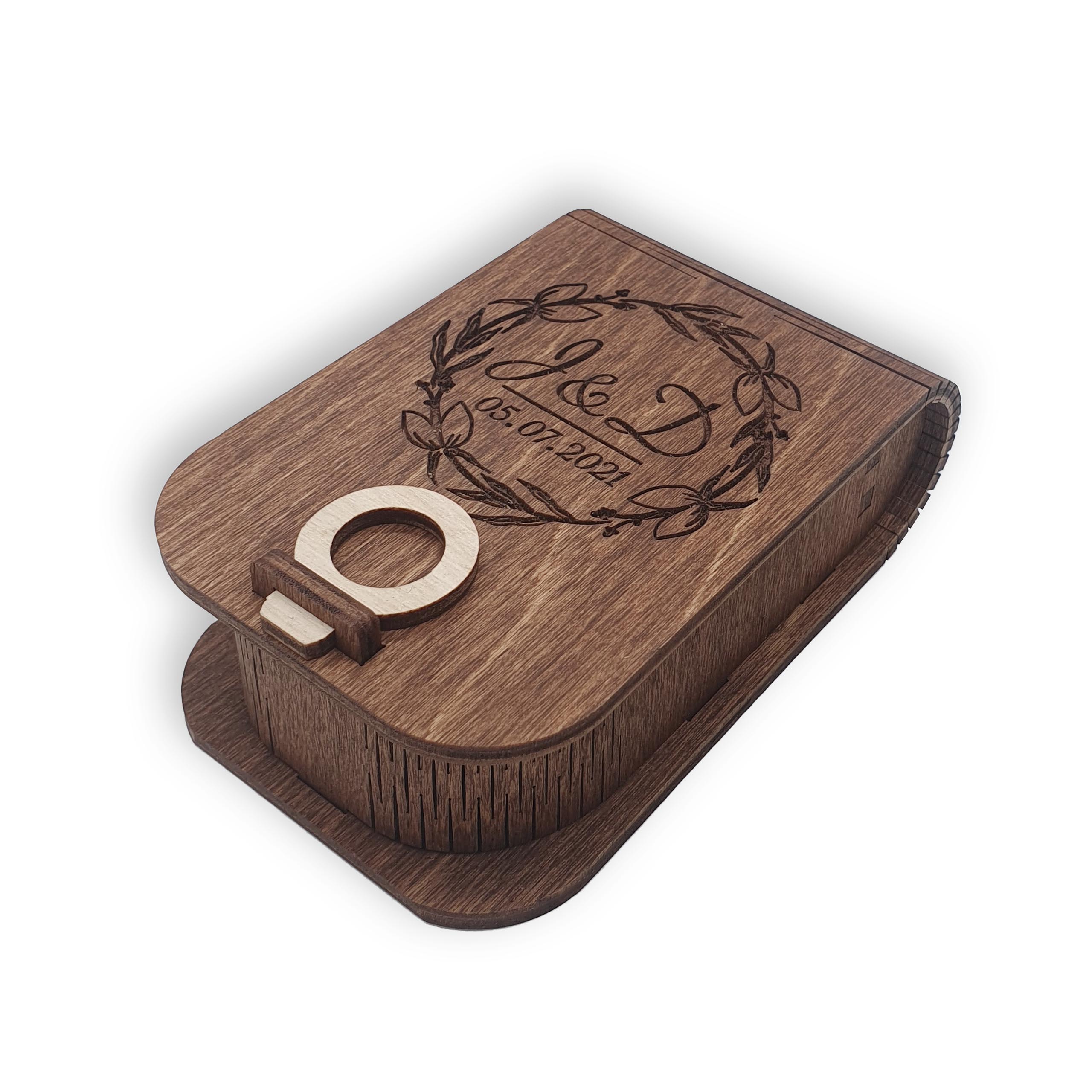 Pudełko z GRAWEREM na PENDRIVE