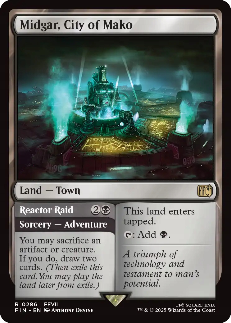 Mtg Midgar, City of Mako Foil (r)