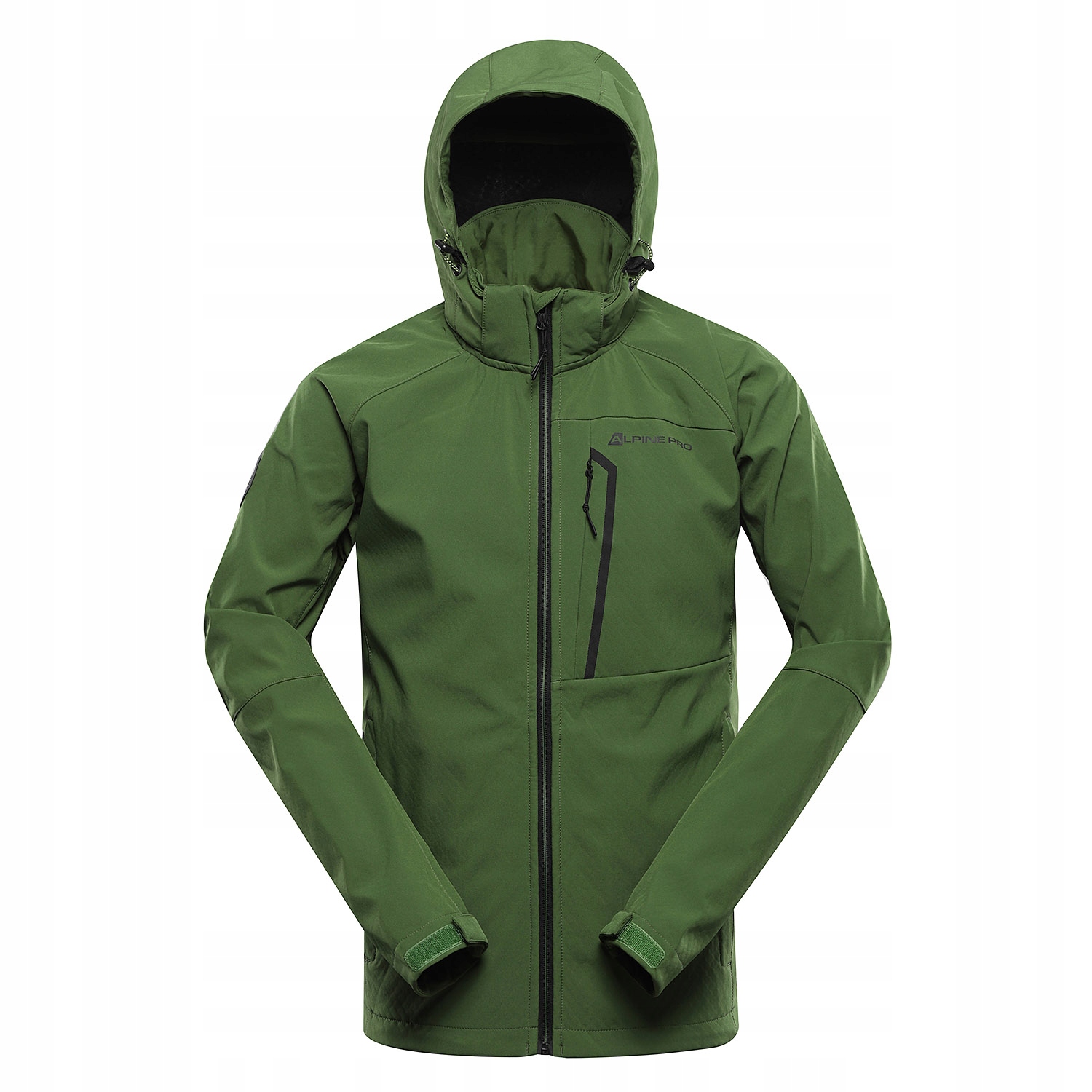 Alpine Pro Kurtka trekkingowa męska softshell 8000 Hoor zielony r.S