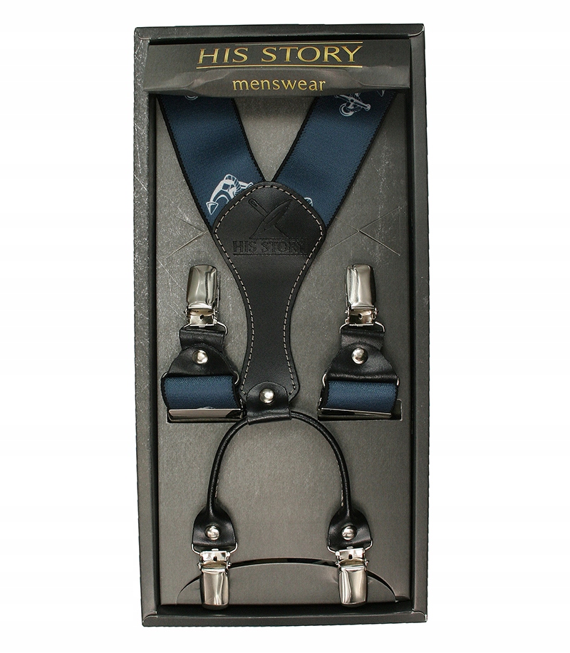 Szerokie Męskie Szelki w Kotwice - HIS STORY