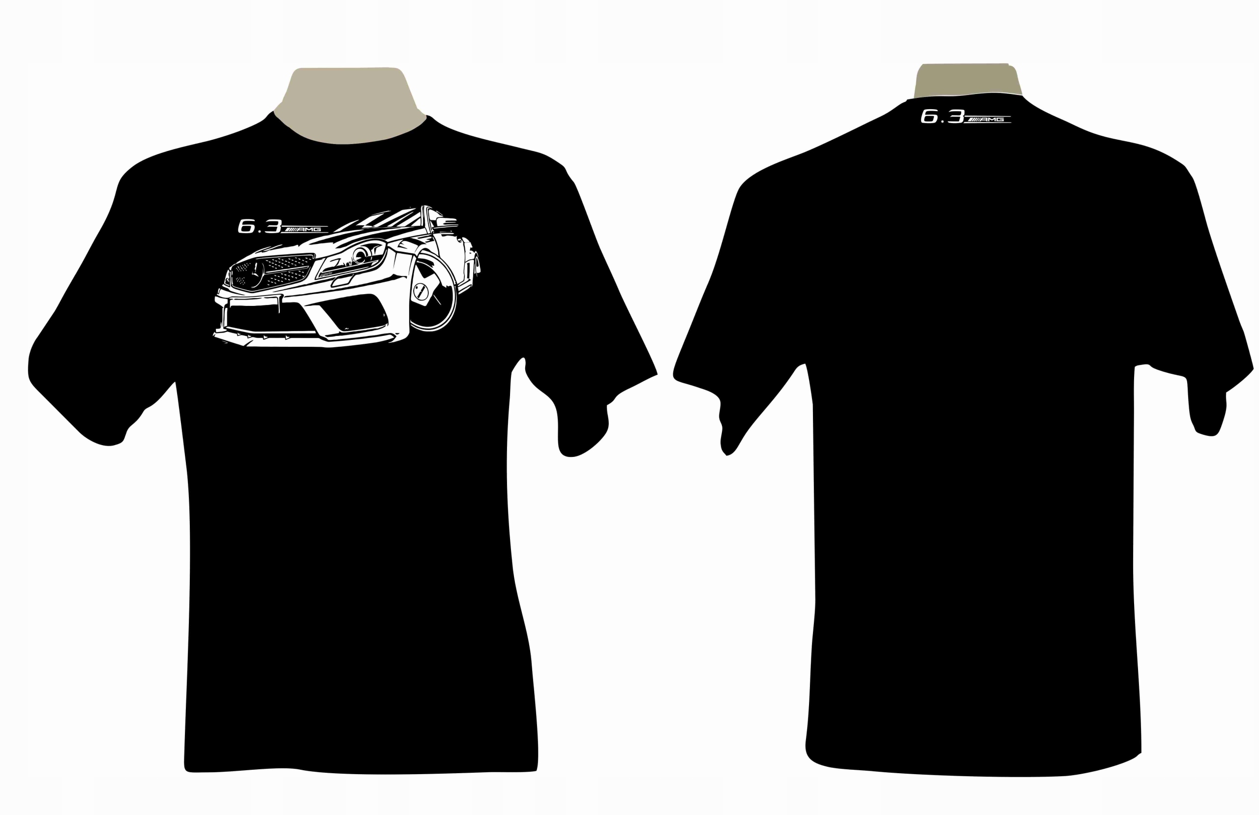 KOSZULKA T-shirt z nadrukiem mercedes C63 AMG Numer katalogowy producenta 00188
