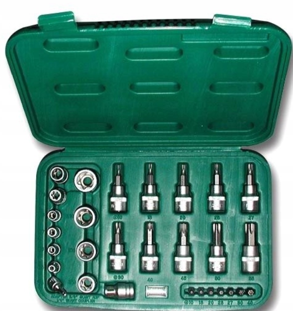 Nasadki 1 4 3 8 BIT TORX WEWNETRZNE 29szt HONITON