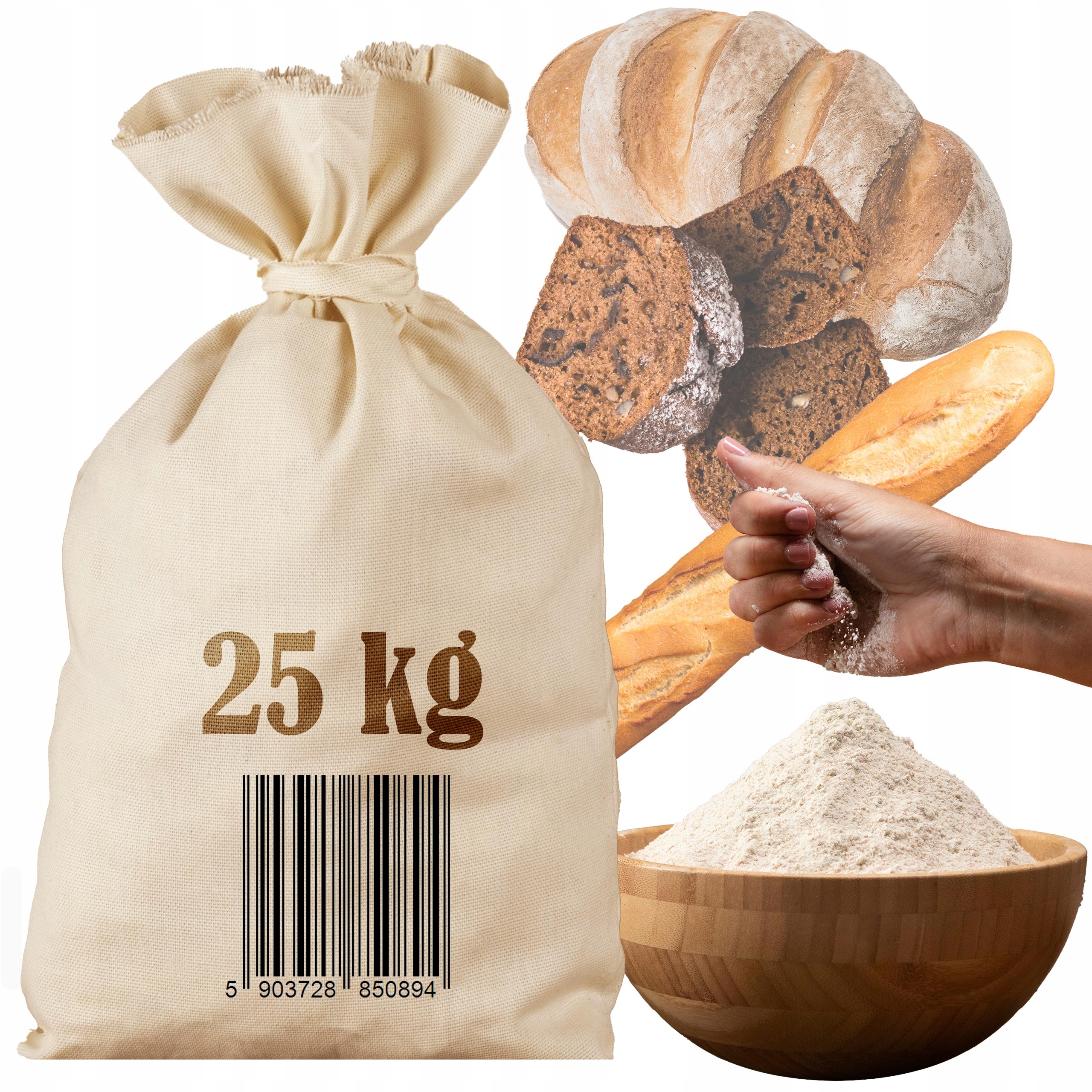 Levně Pšeničná Mouka Typ 750 25KG Sáček Velkoobchod